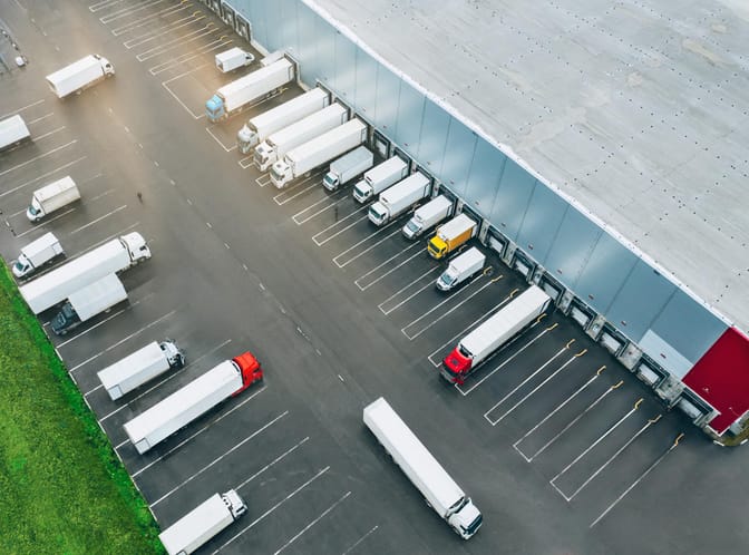Aperçu du parking de dépôt