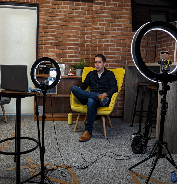snap video recording setup